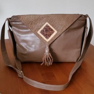 Vintage Like New Southwestern Soft Leather Bag